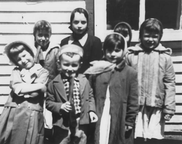 246: Seven children. Madge and Maurice Barry in front. (circa 1964) [courtesy of Maurice Barry]  - Madge and Maurice children of Denis Patrick Barry &amp;amp; Kathleen Hayes